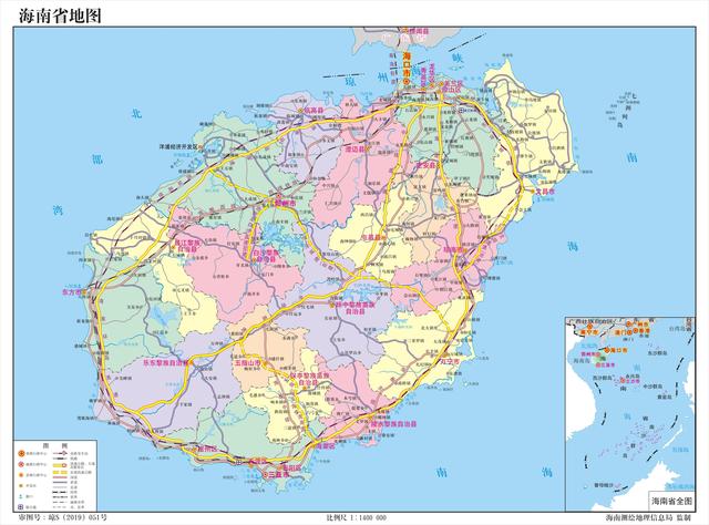 海南省海口市地图(海南省海口市地图高清版大图)