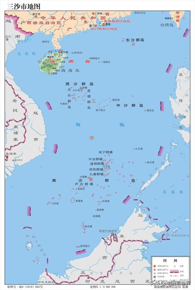 南沙群岛实际控制(南沙群岛实际控制地图)