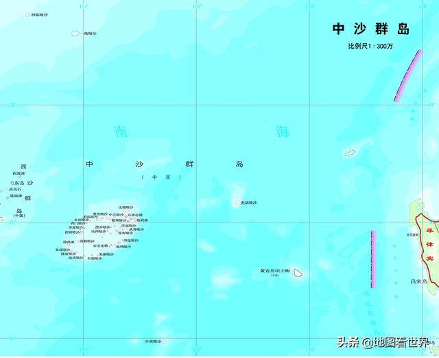 南沙群岛实际控制(南沙群岛实际控制地图)