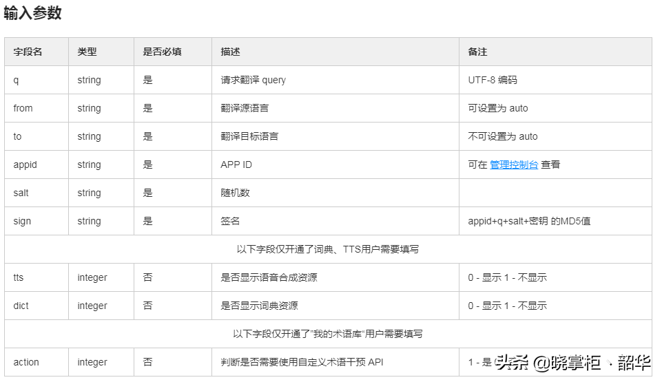 百度翻译接入指南